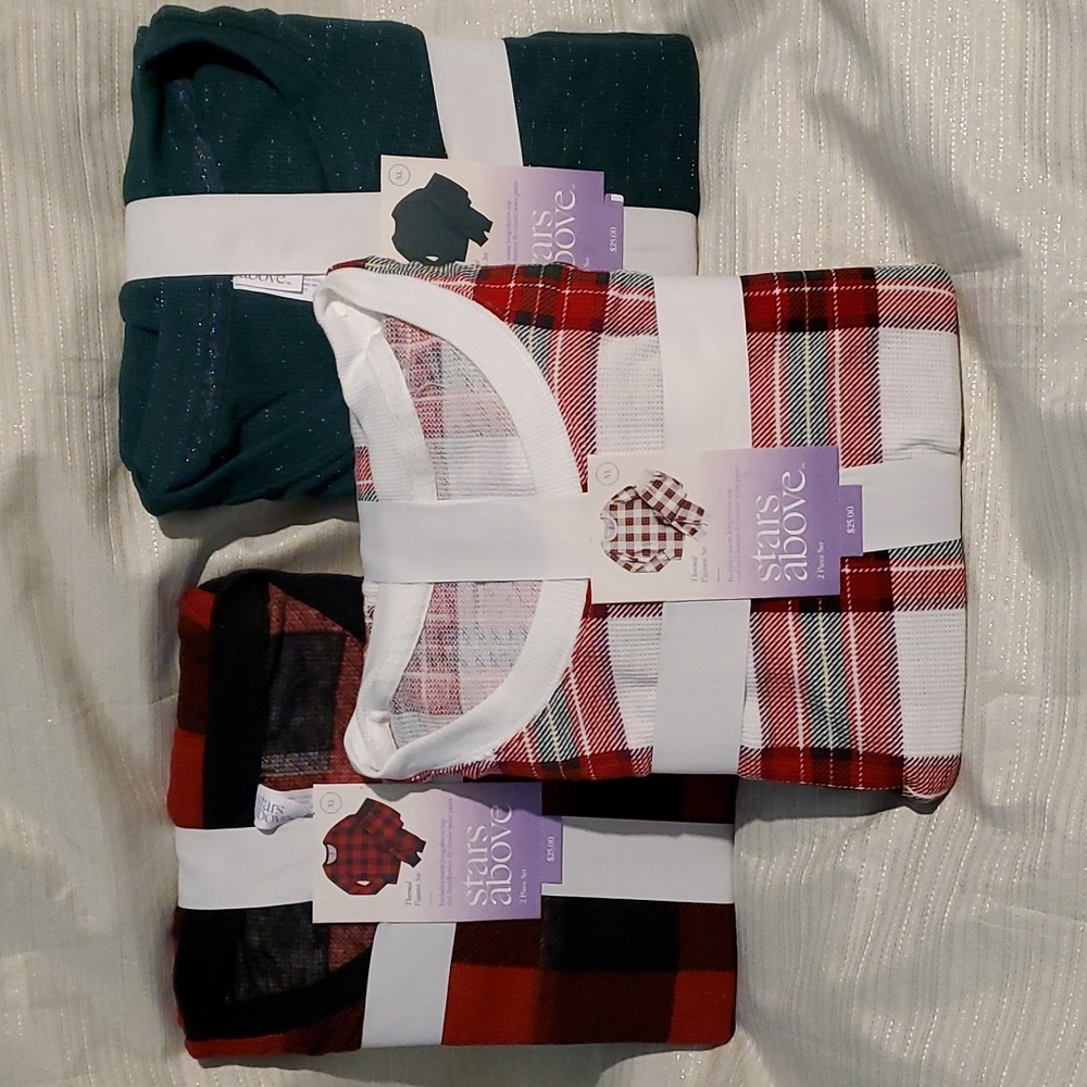 XL Stars Above Thermal Pajama Set Collection
